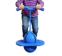Generico Bounce Ball For Kids | Jumping Toy With Pump And Handle - Bouncy Balls For Kids - For Boys Girls Adults Balance Hopping Exercise