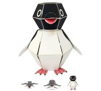 Genérico Bouncing Buddy Penguin DIY Craft Kit - Interactive Spring Mechanism Origami Art, Christmas Home Classroom Party Favors, Gift for Adults & Kids Crafters (1pcs)