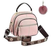 Genérico Bousalutend Classic Multifunctional Compartment Crossbody Bag, Women's Stylish Handbag, Retro PU Leather Shoulder Bag