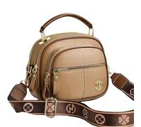 Genérico Bousalutend Crossbody Bag,Classic Multifunctional Compartments Adjustable Classic Luxury Multifunctional Compartments (Khaki)