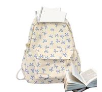 Genérico Bow Backpack School - Bow Backpack | School Students Book Bag | College Back Pack | Travel Casual Day Pack Large Capacity for Textbooks, Notebook | Girls | Travel Shoulder Bag for Notebook