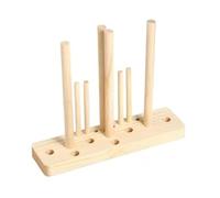 Genérico Bow Maker - Ribbon Tool, Craft Jig, Adjustable Frame, 17.7x5.7x1.5CM Wooden Bow Tying System | Wreath Ribbon Bows Crafting Tool, Christmas Wreath Bows