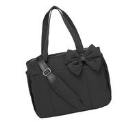 Genérico Bow Tote - Cute Elegant Handbag for Women, Purse and Pouch for Girls Teens, Stylish Accessory Evening, Party, Travel, Work, Office, Wedding, Beach, Lunch, Material, 12,99 x 5,51 x 13,78