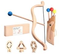 Genérico Bow Toy, Launch Sports Toy, Beginner Bow, with 3 Targets, for Boys, Girls, Ages 4-8, Indoor, Outdoor, Backyard, Practice, Game, Activity