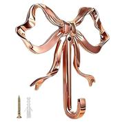 Genérico Bow Wall Hanger | Towel Storage Holder | Decorative Hooks,for Kitchen Bathroom Closet Door Outerwear Hat Belt Key Backpack