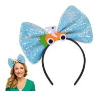 Genérico Bowknot Headbands, Easter Theme Sequin Bow Hairband, Stylish Party Supplies, Photography Prop Adult Women, Teenage Girls, Ideal for Holiday Events and Festive Outfits