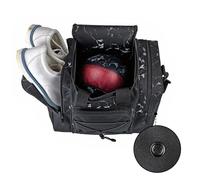 Genérico Bowlingtaschen 1,Bowlingtasche Mit Einem - Tragetasche Für 1 | Verstellbarer Gürtel, Gepolsterte Multifunktionale Handtuchschuhe, Tasche Für Männer Und Frauen