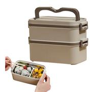 Genérico Box Lunch Boxes - Lorzonal De Apilable Para Adultos, Cajas Bolsas Frías Con Correa De Hombro A Prueba De Fugas Más Frescos - Múltiples Bolsillos Para El Trabajo, Picnic, Viajes, Campamento