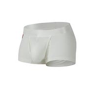 Genérico Boxer Bambu Hombre, Calzoncillos Hombre Boxer Algodon, Ligero Holgados Liso Sexy Elástica Talla Grande Calzoncillos Cómodo Transpirables Ultrafino Color Sólido Moda Casual Boxer