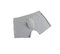 Genérico Boxer Calsonsillo para Hombre Ropa Interior absorben la Humedad Pantalones Buen Ajuste y Diseño Sencillo Calzoncillos de Moda para Uso Diario y Deporte (Grey, XXXL)