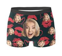 Genérico Boxer para Hombre Personalizados con Foto | Regalo Original Navidad Novio | DIY Ropa Interior Divertida | S-5XL