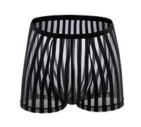 Genérico Bóxers Ajustados para Hombre Ropa Interior Suave y Transpirable Pantalones Buen Ajuste y Diseño Sencillo Funky Boxers de Básicos Colores Clásicos (Black, XXL)