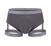 Genérico Boxers For Men,Ropa Interior Masculina veraniega confeccionada en Seda Ideal para Hombre y diseño Nocturno para Discoteca Tiro bajo