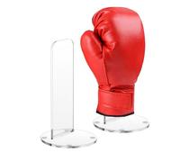 Genérico Boxing Glove, Standing Rack with 2-Piece Clear Acrylic Vertical Design, Boxing Glove Stands for Display and Storage, Durable Organizer for Gym, Home, Office, Desk, Work Space, Sports
