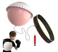 Genérico Boxing Reflex Ball, Training Punching Equipment, Speed Coordination, Elastic Reflex Ball Headband Trainer, Portable Boxing Skill Development Tool, for Boys Teens Kids Sports 8.26in