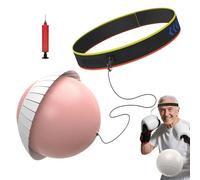 Genérico Boxing Reflex Trainer, Headband Punch Ball, Speed Reaction Training Equipment Set, Kids Teen Sports Coordination Tool, Home Gym Outdoor Fitness Practice Device 21cm 8.26inch