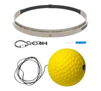 Genérico Boxing Training Reflex Ball, Wearable Head-Mounted Fitness Equipment with Silicone Headband for Men, Women, Beginners, Teens, Home, Gym, Living Room