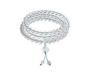 Genérico Bracciale Da Meditazione- Polso Regolabile Trasparente | Bracciale In Perline Per Salute Emotiva | Per Yoga, Meditazione, Pendolarismo, Viaggio, Mamma, Donne, Sorelle E Amiche
