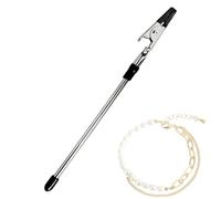Genérico Bracelet Helper Tool - Bracelet Helper Tool Hook | Alligator Tooth Design Assistant Tools, Multifunction Metal Jewelry Fastener Note Papers Clips