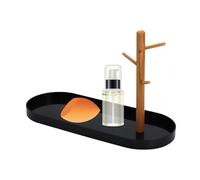 Generico Bracelet Holder -4.72x11.81x7.28 Inches Tabletop Rings Jewelry Display Stand,Jewelry Dish Vanity Organizer, Tree Stand With Wooden Branch Rack For Bracelet, Ring, Earrings, Key