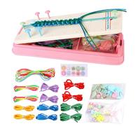 Genérico Bracelet Maker Set - Bracelet Kit Stretchy Hand Rope Bracelt Maker Set | Woven Friendship Bracelets For Girls And Boys, Cool Arts And Crafts Bracelets For Kids