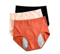 Genérico Braga para la menstruación, Braguita menstrual de algodón, Braga Postparto Cintura Alta, Culotte menstrual a Prueba de Fugas, Braga Post Embarazo/Parto