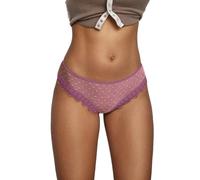 Genérico Bragas De Algodón para MujerBragas Mujer con Diseño de Multicolor y Tiro Bajo para una Sensación de Libertad y Comodidad en tu Día a Día (Light Purple, M)