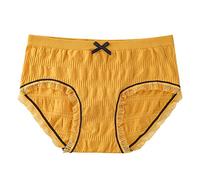 Genérico Bragas De Mujer - Color A Juego Sexy Encaje Inferior Tenedor Cintura De Ropa Interior Sin Costuras Mujeres AlgodóN NiñAs Calzoncillos