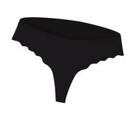 Genérico Bragas de seda sin costuras de yoga de gran tamaño, cómodo, transpirable, diseño seductor para Navidad y carnaval, tanga sexy para mujer, Le Noir, 4XL