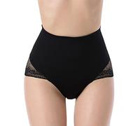 Genérico Bragas Fajas Gluteos Bragas Antirozaduras Muslos Pantalones de Vientre de corsé de Talle de Encaje Sexy para Mujer Las Mejores Fajas Braga Pantalon Faja Reductora (Black, S)