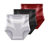 Genérico Bragas Mujer Algodon Bikini Bragas Mujer Algodon Altas Barriga Plana Calzones sin Costura Period Underwear Compresivos Seamless Underwear Roupa Mulher Calzones Calzoncillos A