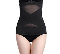 Genérico Bragas Mujer Altas Braga Antirozaduras Muslos Belly Band Belly Wrap Belly Shaper Post Partum Cintura Entrenador Abdomen Compresión estomacal para Mujeres Cinta Modeladora (Black, XXXL)