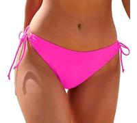 Generico Braguitas de bikini de mujer Swimsuit clásico brasileño Trajes de baño elástico control vientre cintura baja suave tanga playa playa piscina bañador natación surf ruged triángulo sexy tanga