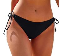 Generico Braguitas de bikini de mujer Swimsuit clásico brasileño Trajes de baño elástico control vientre cintura baja suave tanga playa playa piscina bañador natación surf ruged triángulo sexy tanga
