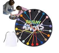 Genérico Brainy Knots Rope Untangling Game - Colorido Twisted Rope Brain Teaser Puzzles Toy, Rope Interactive Rope Infalling Kasting Challenge Family Board Game para niños 3+