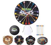 Genérico Brainy Knots Rope Untangling Game | Twisted Rope Puzzle Game | Rope Knots Untangle Stack Puzzle Sorting Board Game | Twisted Rope Knots Untangle Stack Puzzle Sorting Game Happy (#J)