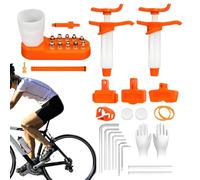 Genérico Brake Bleed Kit - Copper, Road Bike Oiling Kit | Precision Bike Brake Oiling Tools for Mountain, Camping, Scooter, Garage, Outdoors