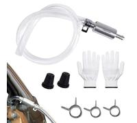 Genérico Brake Bleeder Kit, Motorcycle Exhaust Tool, 2.1in Single Way Valve, Authentic Fluid Extractor, Portable Easy Design for Car, Van, Bike, Vehicle, Mechanic, Garage, Maintenance, Repair Use