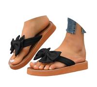 Genérico Brasileras Chanclas Mujer,Sandalias De Verano con Lazo En La Punta Estilo Chancla Informales Y CóModas para La Playa