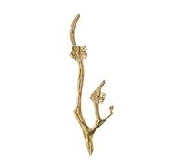 Generico Brass Cabinet Handle - Elegant Branch Furniture Pull, Modern Decorative Hardware Grip, Durable Replacement Knob | Dressers Cupboards Wardrobes Bookcase Bookshelf Home Dormitory Hotel Drawer