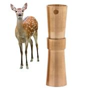 Genérico Brass Deer Call Whistle | Portable Outdoor Brass Deer Caller,Outdoor Survival Whistle Hunting Accessories,Realistic Sound, Easy To Use Game Call For Hunting