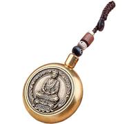 Genérico Brass Key Ring Luck Charm, Lucky Rope Key Chain Colgante | Cadena de llaves de Feng Shui chino vintage de latón,Decoración de bolsas de colgante de coche, Amitabha, Se référer au descriptif