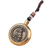 Genérico Brass Key Ring Luck Charm, Lucky Rope Key Chain Colgante | Cadena de llaves de Feng Shui chino vintage de latón,Decoración de bolsas de colgante de coche, Samantabhadra Bodhisattva, Se