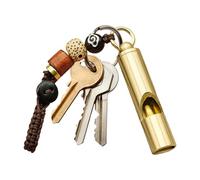 Genérico Brass Whistle - Gold Brass Loud Coaching Whistle, Training Supplies, Outdoor Survival Tool For Camping, Hiking, Wilderness Rescue, Signal Whistlle, Loud For Coaches, Hiking, Outdoor Safety,