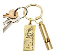 Genérico Brass Whistle - Gold Brass Loud Coaching Whistle, Training Supplies, Outdoor Survival Tool For Camping, Hiking, Wilderness Rescue, Signal Whistlle, Loud For Coaches, Hiking, Outdoor Safety,