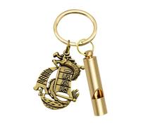Genérico Brass Whistle - Gold Brass Loud Coaching Whistle, Training Supplies, Outdoor Survival Tool For Camping, Hiking, Wilderness Rescue, Signal Whistlle, Loud For Coaches, Hiking, Outdoor Safety,
