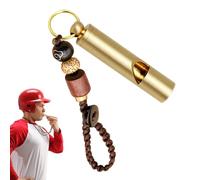 Genérico Brass Whistle - Vintage Coaching Signal Whistle, Metal Sound Tool | Professional Training Outdoor Alert Device, Loud Survival Signaling Tool For Camping Hiking Wilderness Rescue