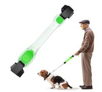 Genérico Brazalete LED para correr,Resplandor en la pulsera oscura - Luces de advertencia de las pulseras de la luz reflexiva y que destella para la noche que acampa