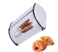 Genérico Bread Box, Vintage Cake Storage Container, Homemade Bread Keeper, 13,58 x 9,06 x 5,71 pulgadas Household Postre Organizer for Tostadas, Loaves, Pastries, Panqueques, Bagels and Freshness