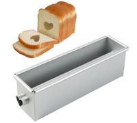 Genérico Bread Loaf Pan, Aluminum Alloy Non-Stick Loaf Pans Toast Box Aluminium Alloy - Sandwich Bread Long Ice Cream Box Toast Molds With Removable Tube DIY Baking